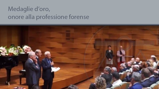 Medaglie d'oro, onore alla professione forense - 3/6/2015