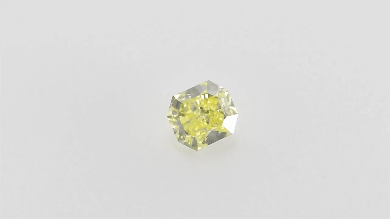 0.41 carat, Fancy Intense Yellow, Radiant Shape, VS1 Clarity, GIA, SKU 177709 0.41 carat, Fancy Intense Yellow, Radiant Shape, VS1 Clarity, GIA, SKU 177709