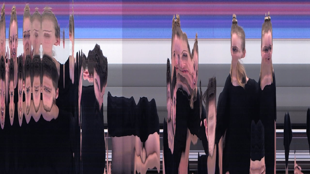 Screenshot of Daniel Rozin, “Time Scan,” 2004