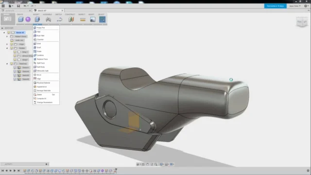 Fusion 360 for Game Artists: Ch 03 - Forms, Scaling, Split Body tool on ...
