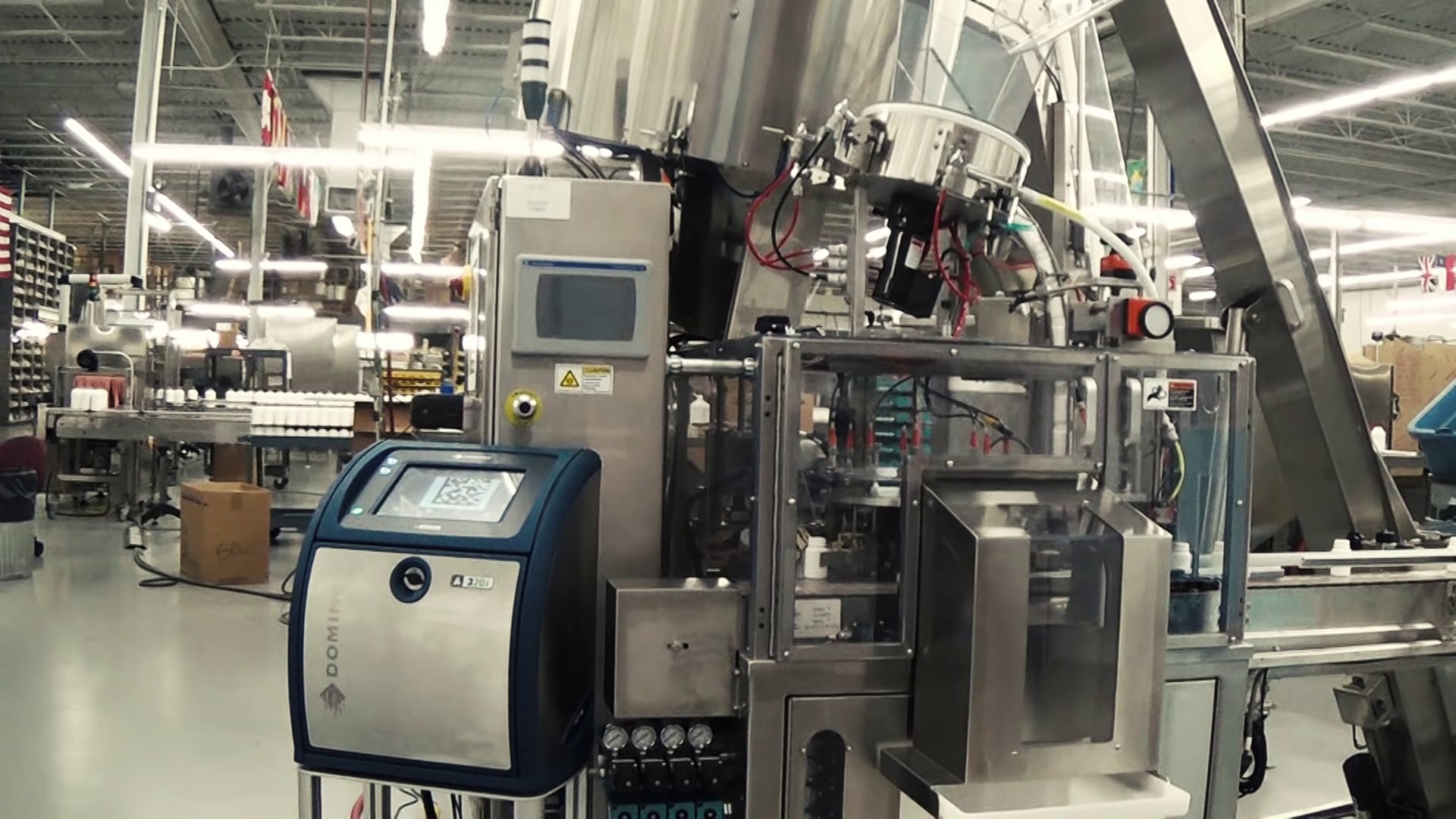 Bottle Unscrambler with Integrated Print & Vision and Desiccant Feeding