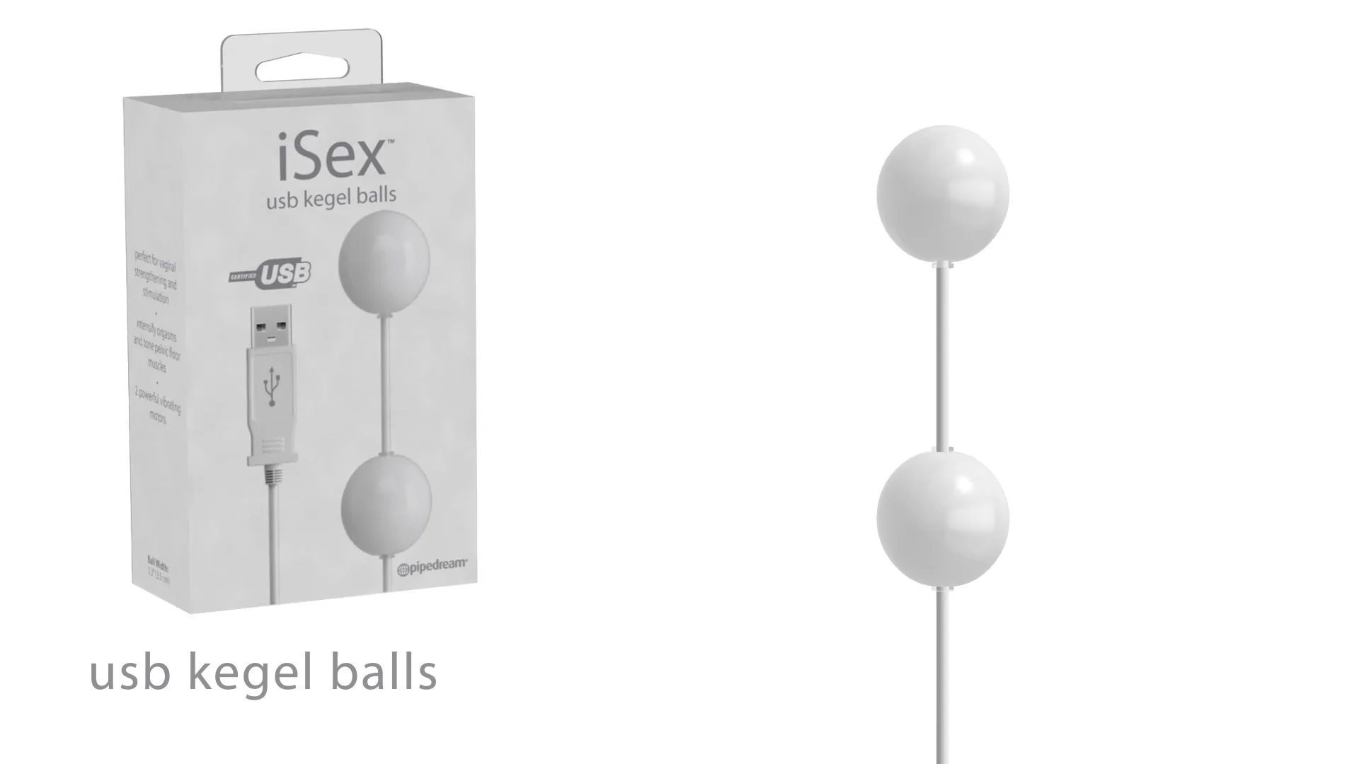 PD1055-19 iSex USB Kegel Balls