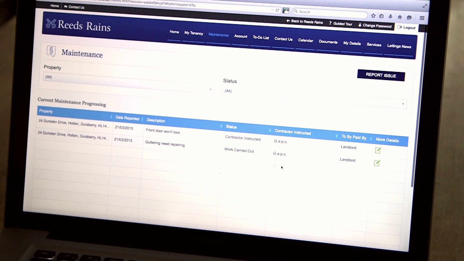 Reeds Rains Tenant Portal on Vimeo