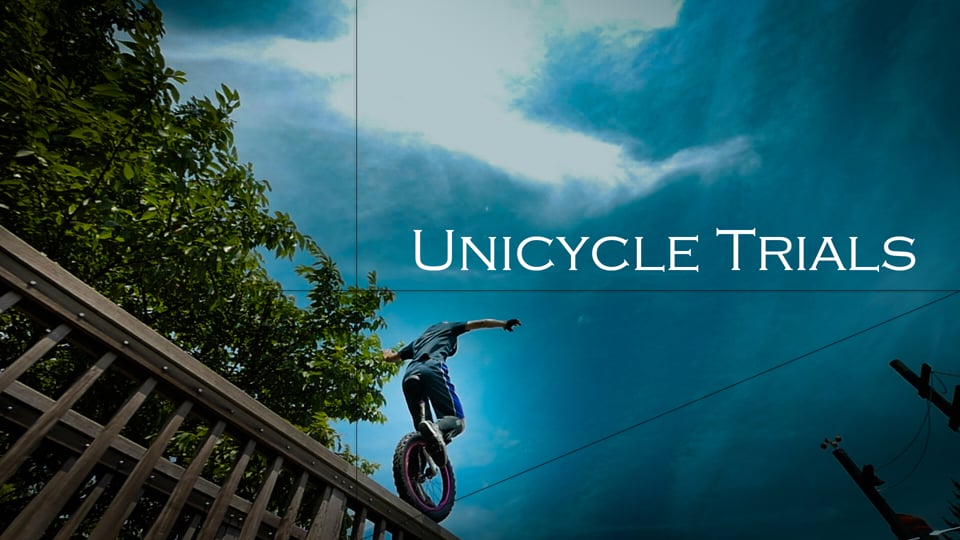 "On the street edge" -　Unicycle Trials