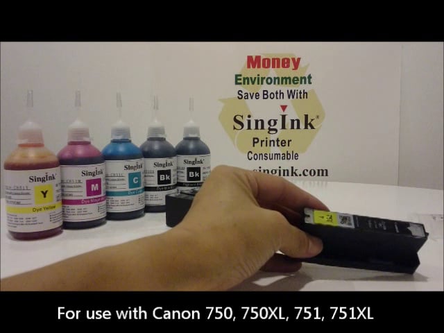 For Canon Cartridge 750, 750XL, 751, 751XL, 770, 770XL, 771, 771XL Refill Video