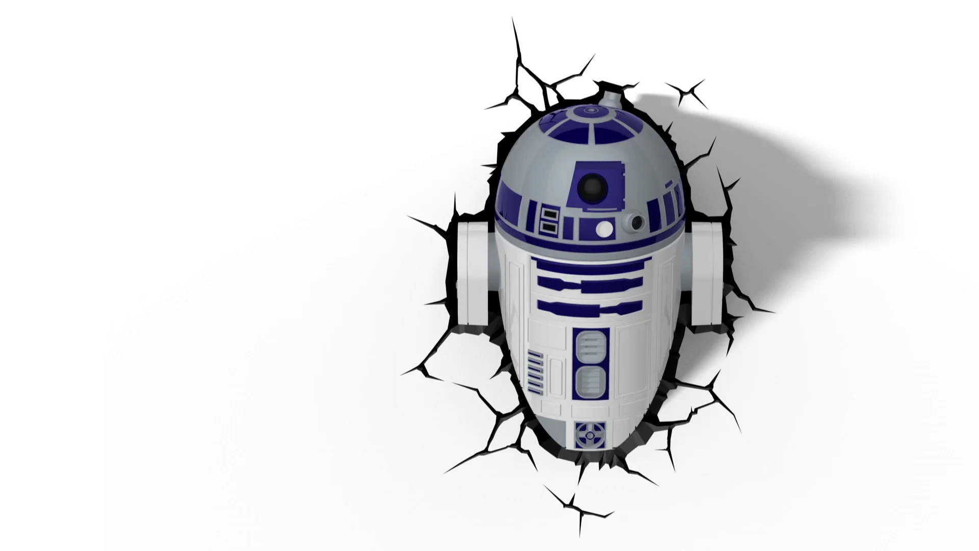 757384 Star Wars 3D Icon Light R2D2 Paladone-Produkte Offizielles