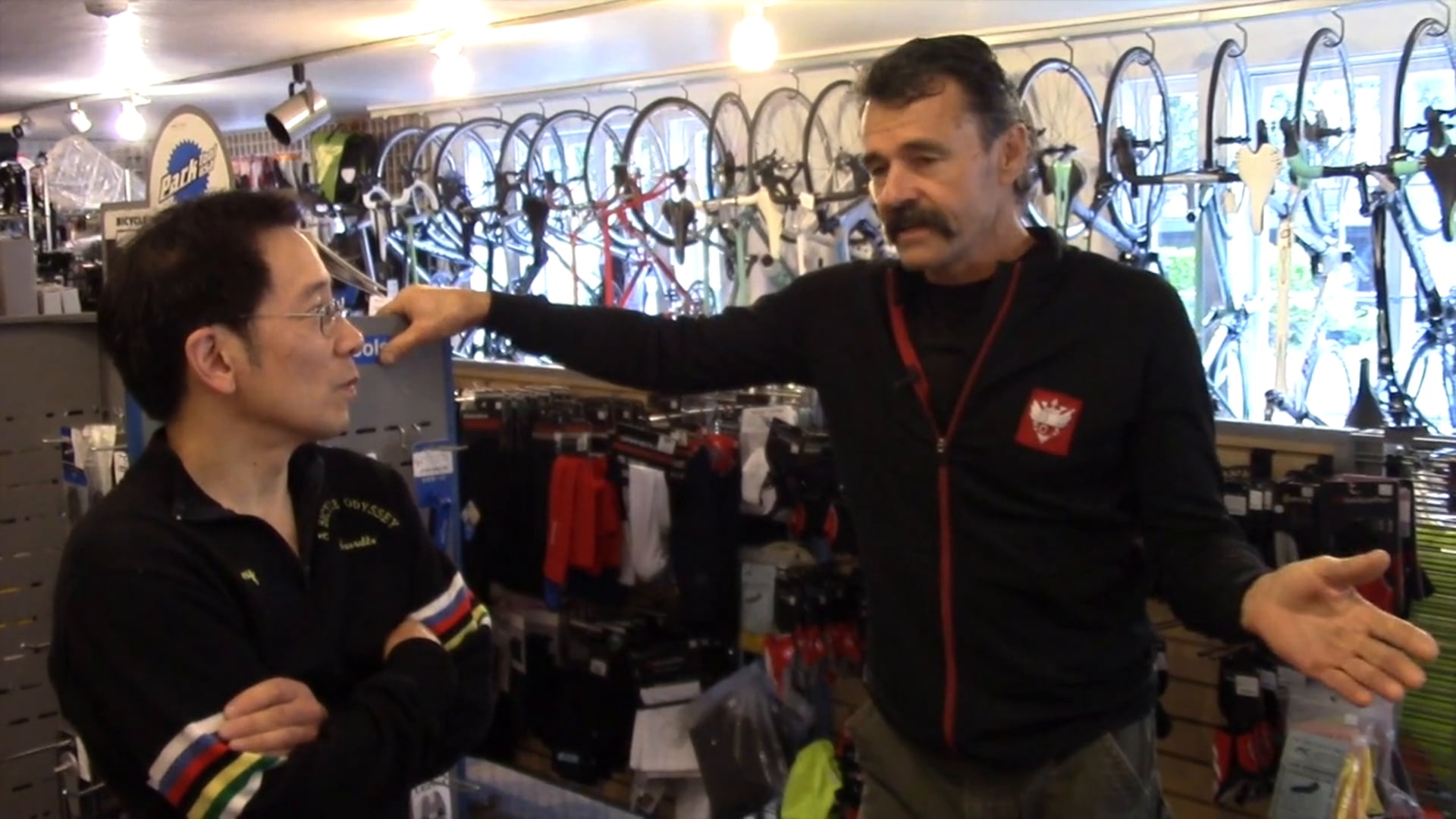 Tom Ritchey at A Bicycle Odyssey