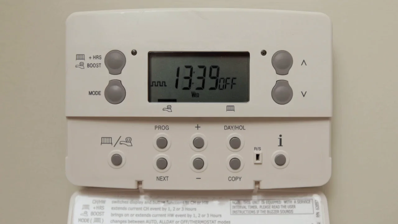 How to temporarily override your heating and hot water using your Danfoss  programmable unit on Vimeo