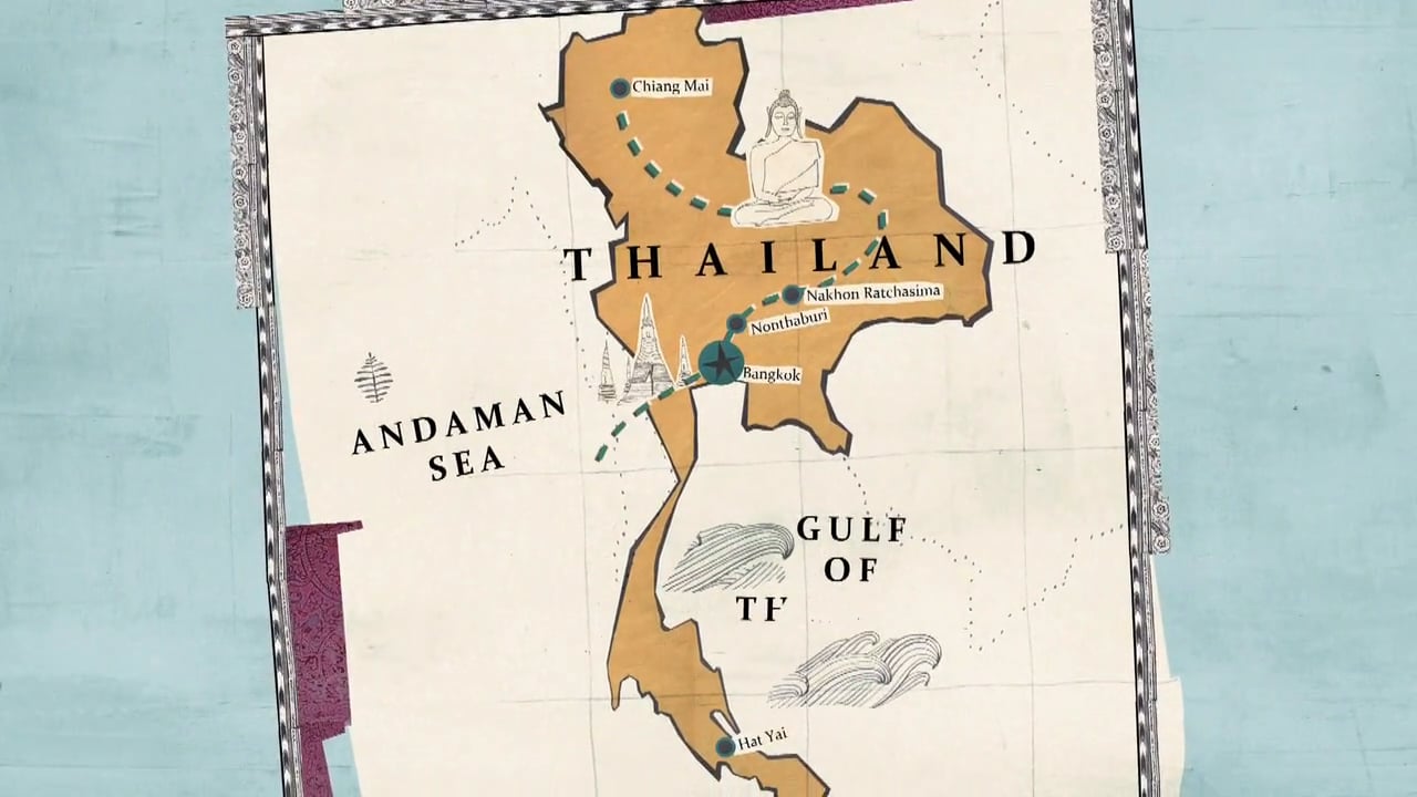 Man Shops Globe: Thailand