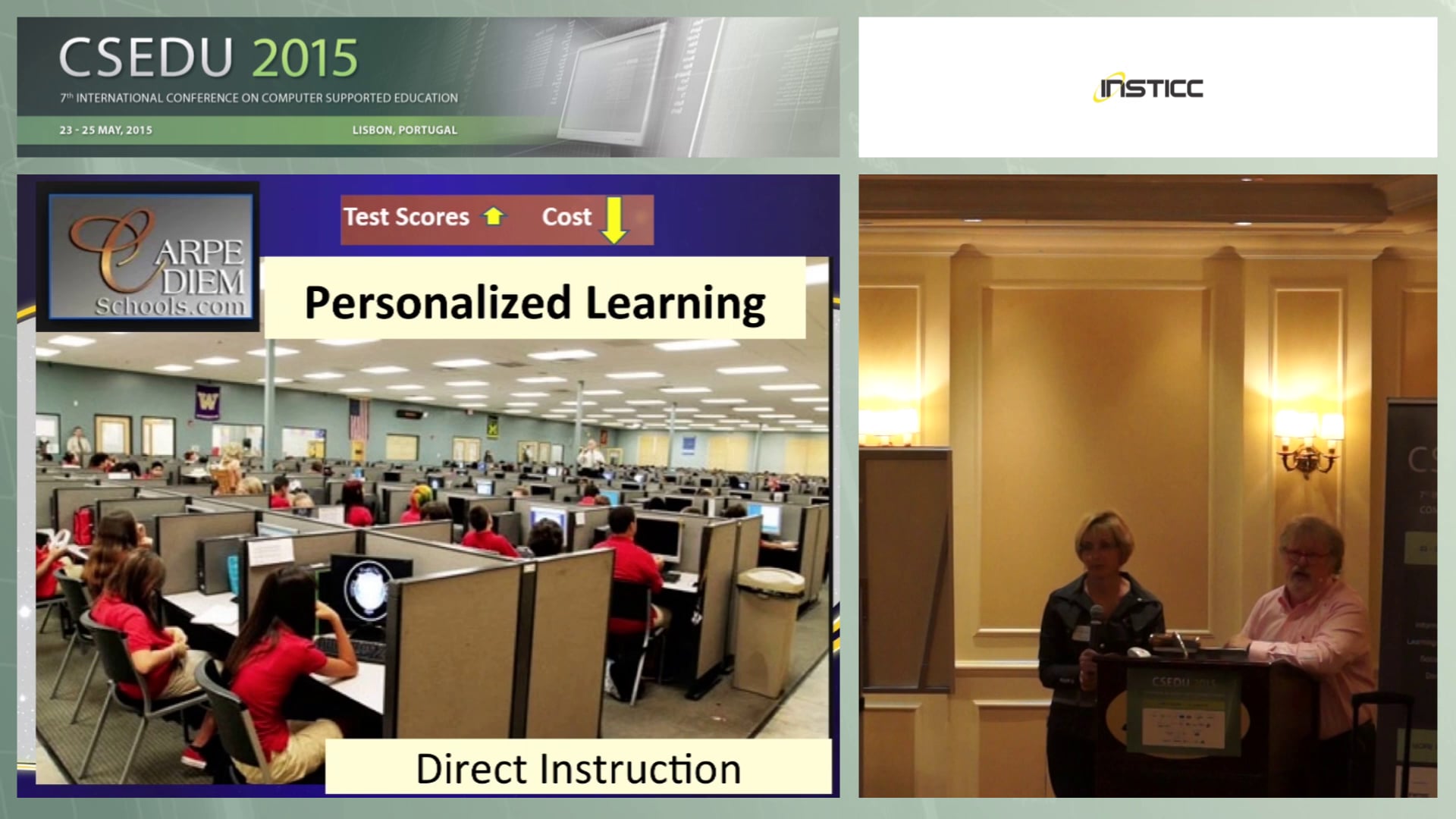 Invited Talk Elliot Soloway and Cathleen Norris - CSEDU 2015 on Vimeo