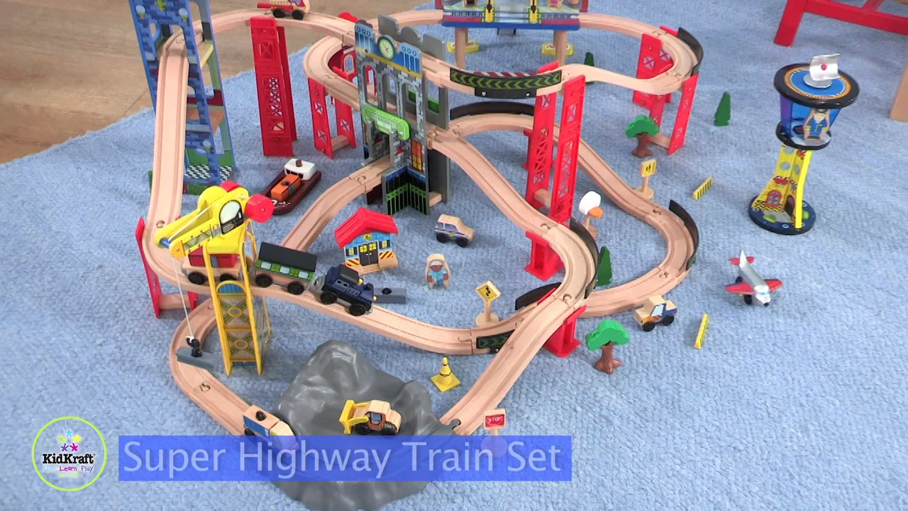 Super highway store train set