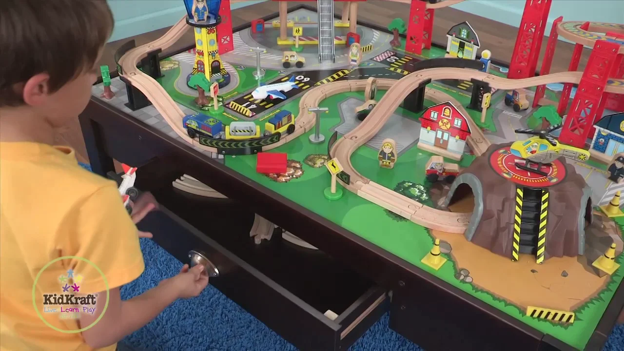 Kidkraft airport express train set and clearance table