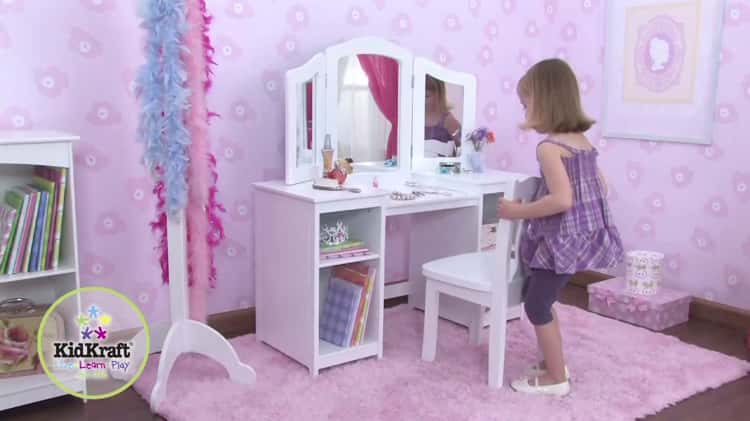 Kidkraft deluxe vanity & clearance chair