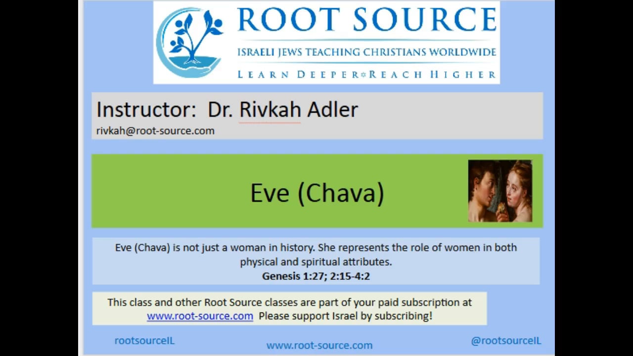 Dr. Rivkah Adler | Eve 2