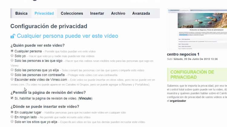 Cómo compartir un vídeo privado usando