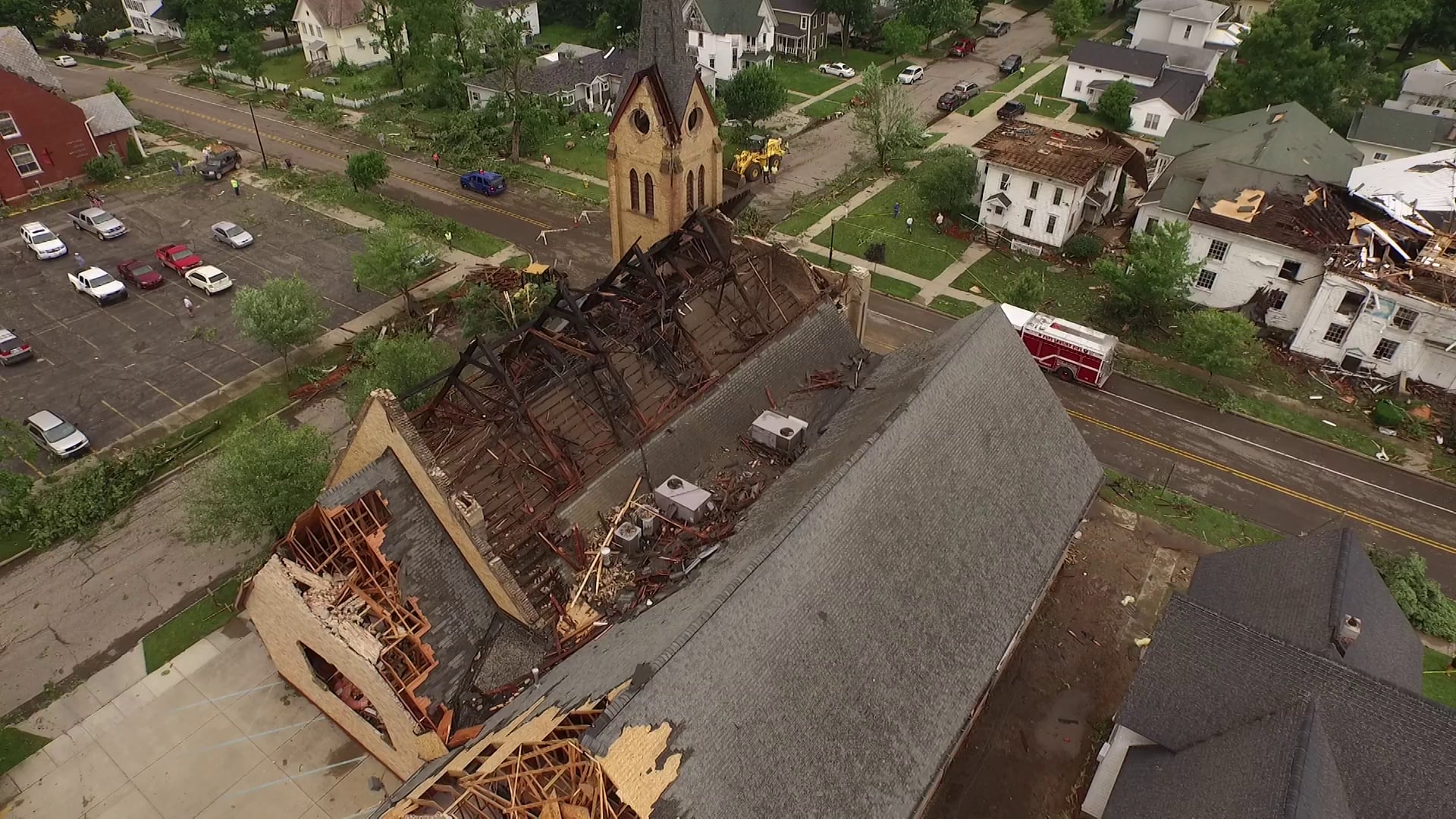Portland MI Tornado Damage Clip 9 on Vimeo