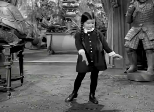 The Addams Family dancing Blitzkrieg Bop by the Ramones