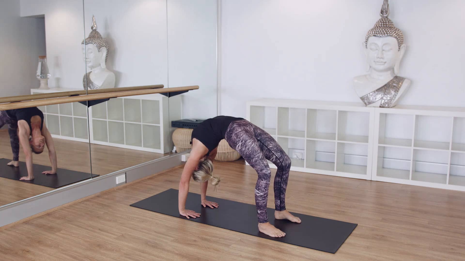 Barre Body - Backbending wheel pose tutorial on Vimeo