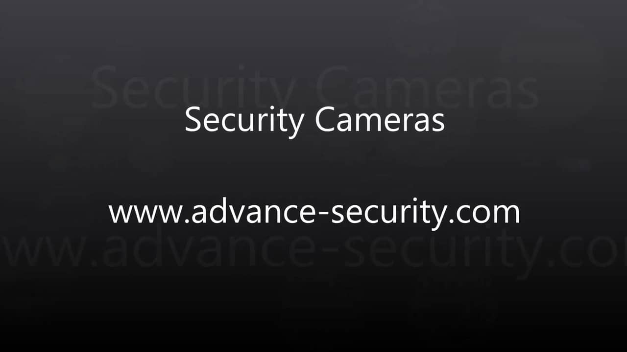 Security Cameras at Advance Security on Vimeo