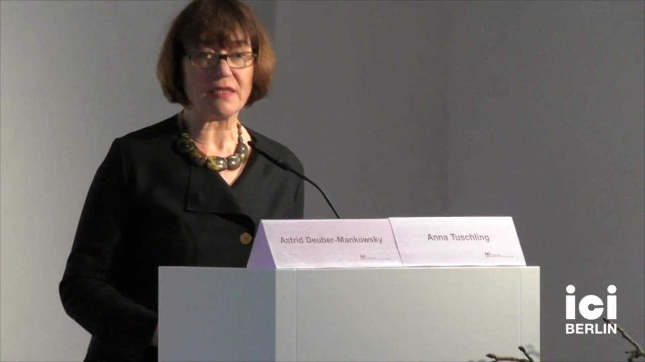 Welcome by Astrid Deuber-Mankowsky [1, 2]