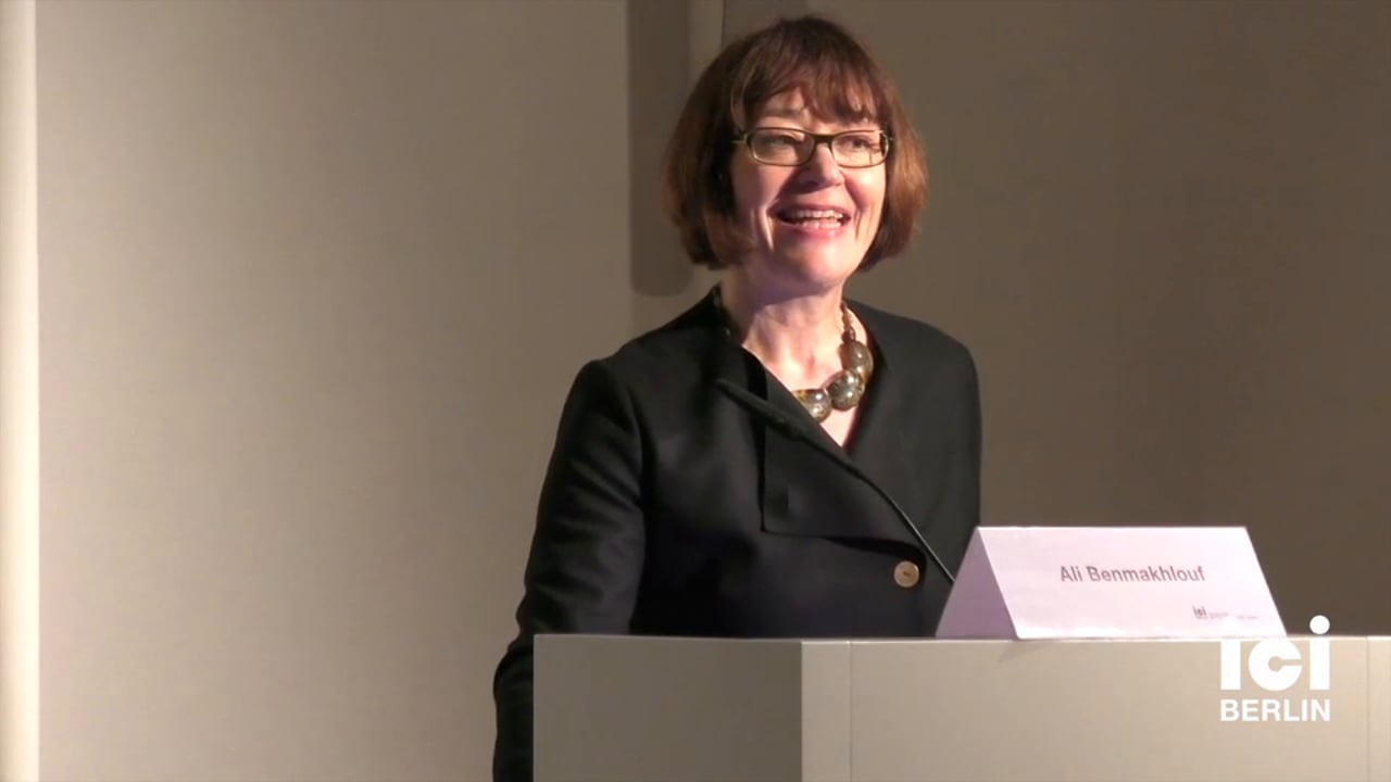 Introduction of Ali Benmakhlouf by Astrid Deuber-Mankowsky [3, 1]