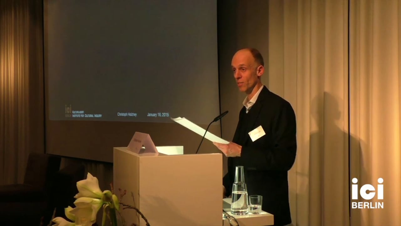 Talk by Christoph Holzhey [5, 2]