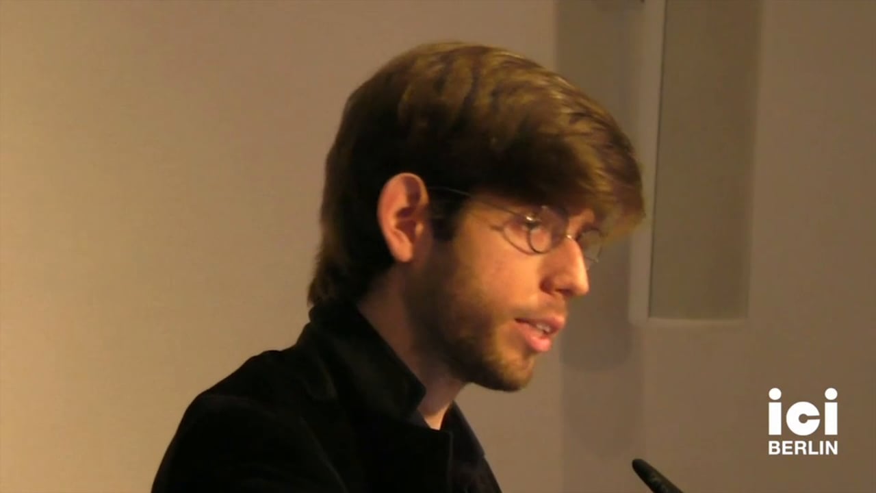 Talk by Nimrod Reitman [3, 2]