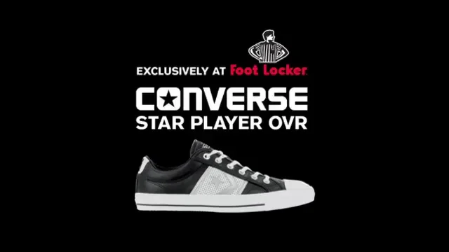 Converse star 2024 player foot locker