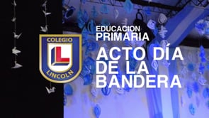Acto día de la bandera - Turno Tarde