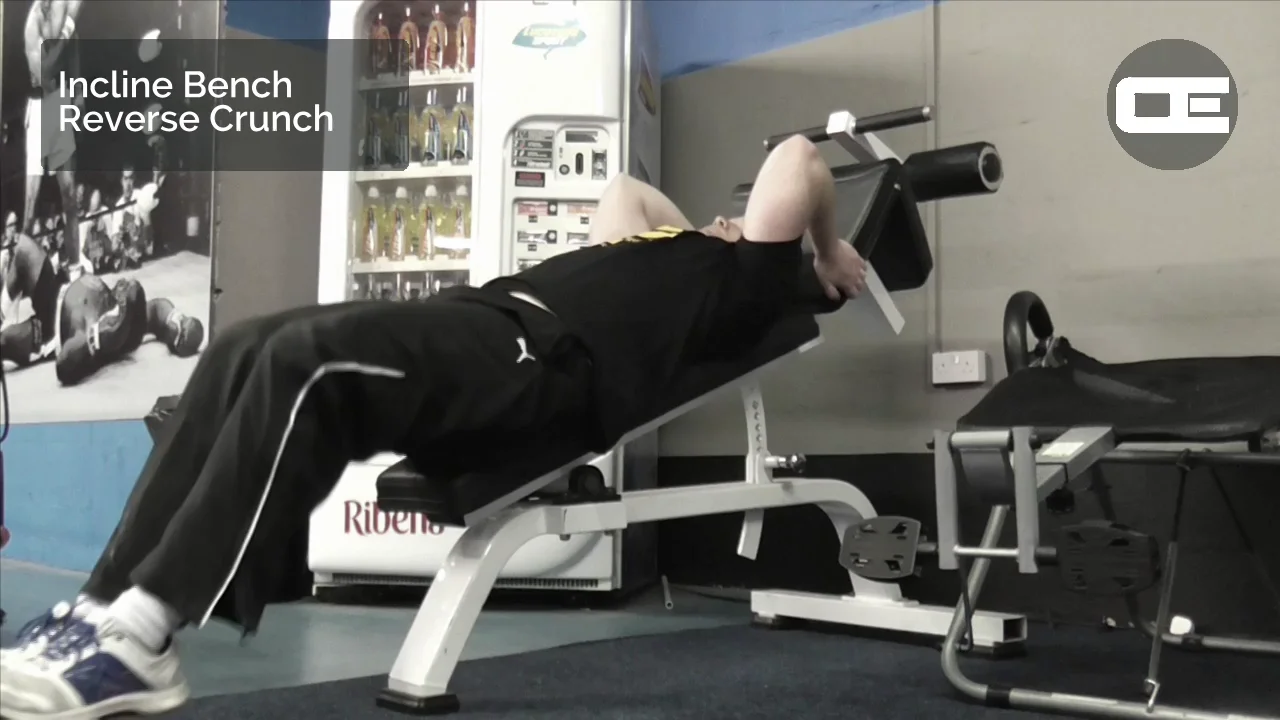 Incline Bench Reverse Crunch