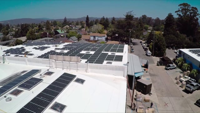 NHS solar project in Santa Cruz, CA