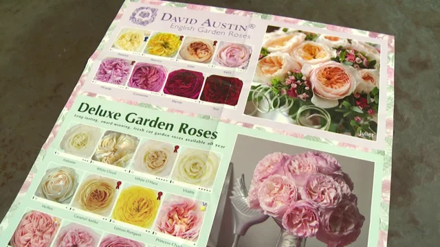 How to Arrange a Garden Rose Wedding Bouquet