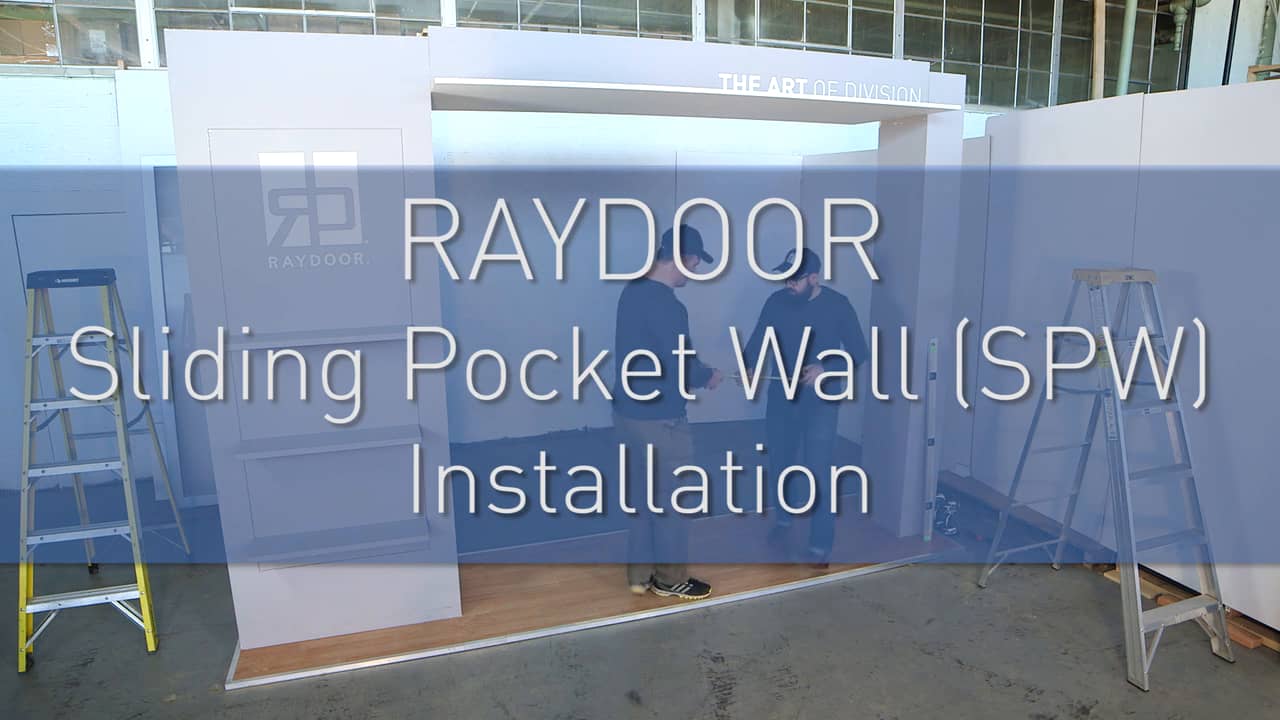 How To Install A RAYDOOR Sliding Pocket Wall (SPW) on Vimeo