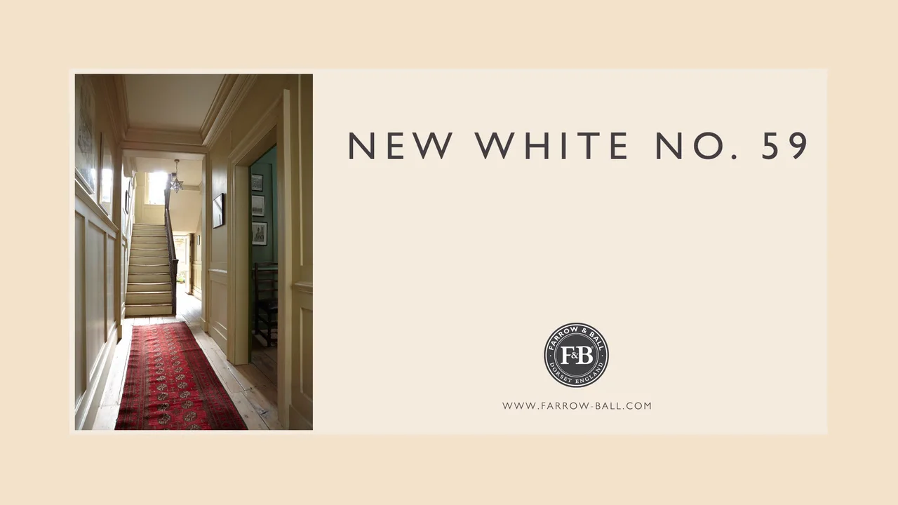 New White No.59 | Sample Pot | Handcrafted Paint | Farrow & Ball