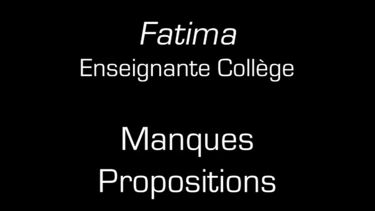 Fatima / Manques propositions