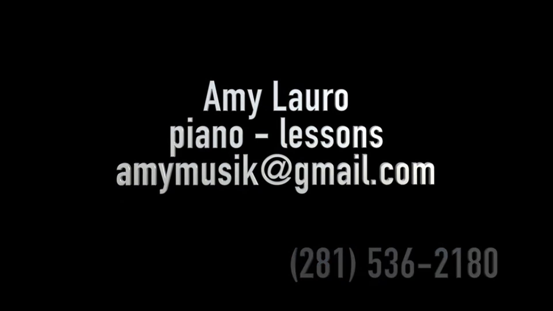 Promotional video thumbnail 1 for Amy Lauro