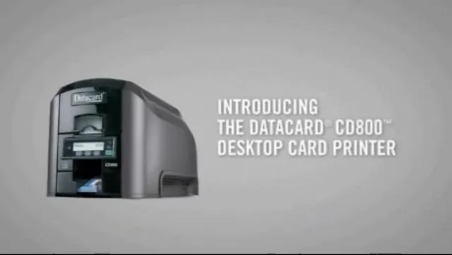 CD800 Direct-to-Card Printer with Card Lamination Module Support