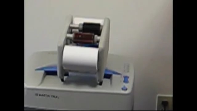 Identisys RIPPA Feed Device ID Ribbon Shredder Attachment; Simultaneously  shred up to 4 rolls of printer