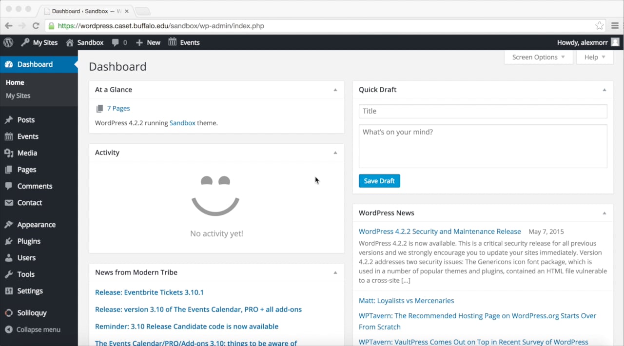 Creating a Page on Vimeo