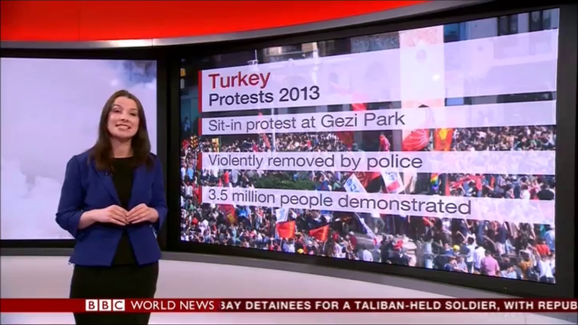 Ciara Riordan - Reporting on BBC World News