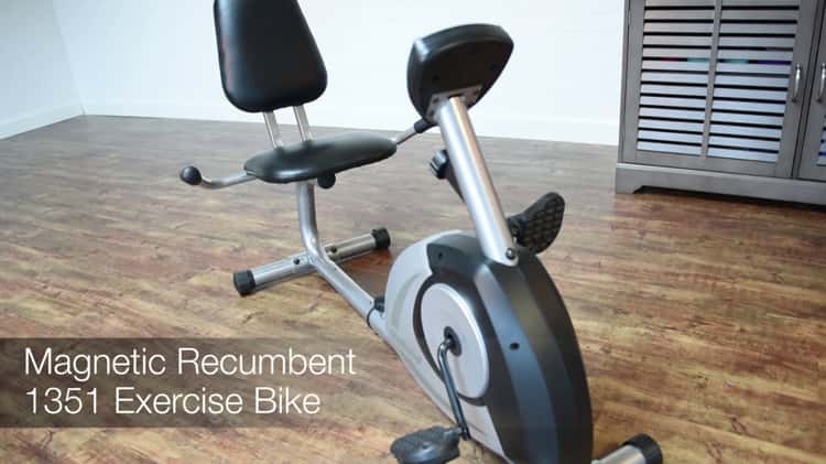 Stamina 1350 magnetic recumbent exercise clearance bike