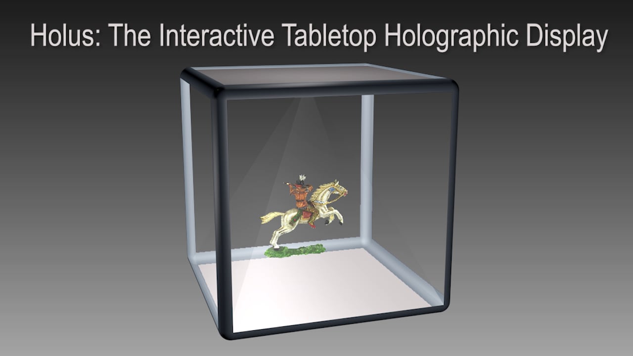 Holus The Interactive Tabletop Holographic Display. on Vimeo