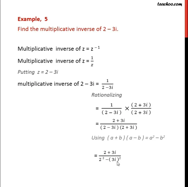 Multiplicative Inverse