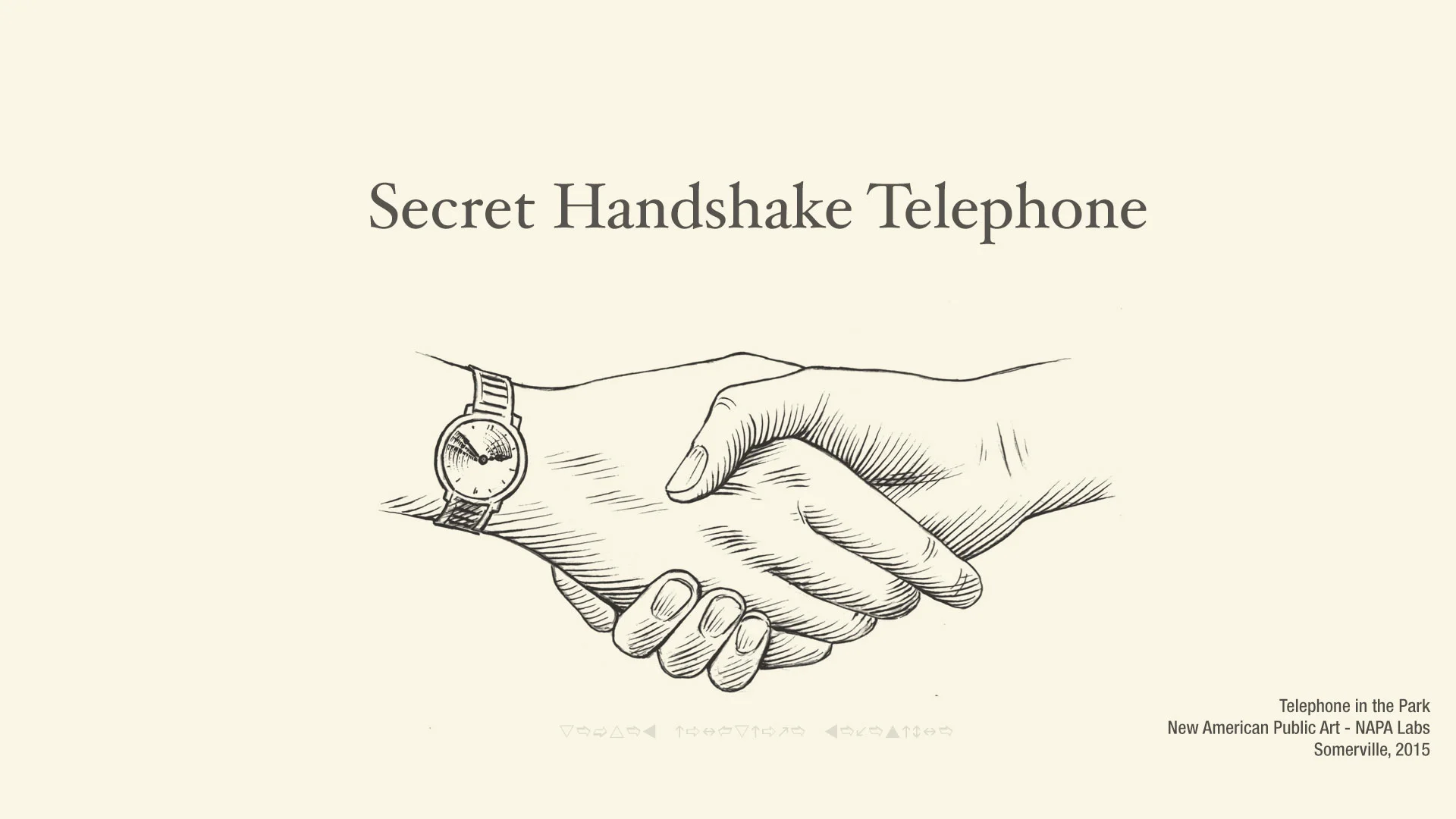 Secret Handshake Telephone on Vimeo