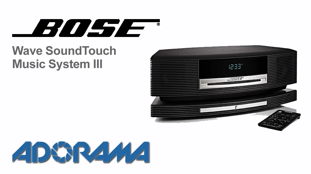 Bose Wave SoundTouch Music System III : Product Overview