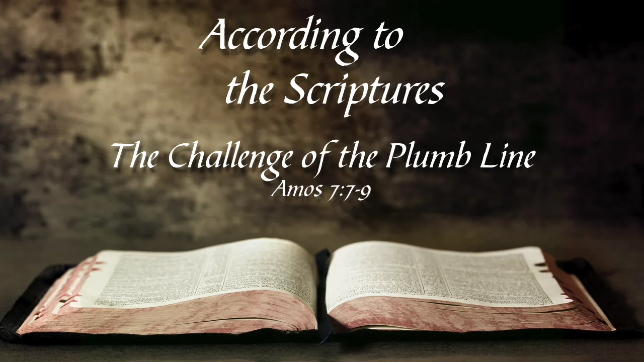 The Plumb Line - Amos 7:1-15 — The Congregational Church