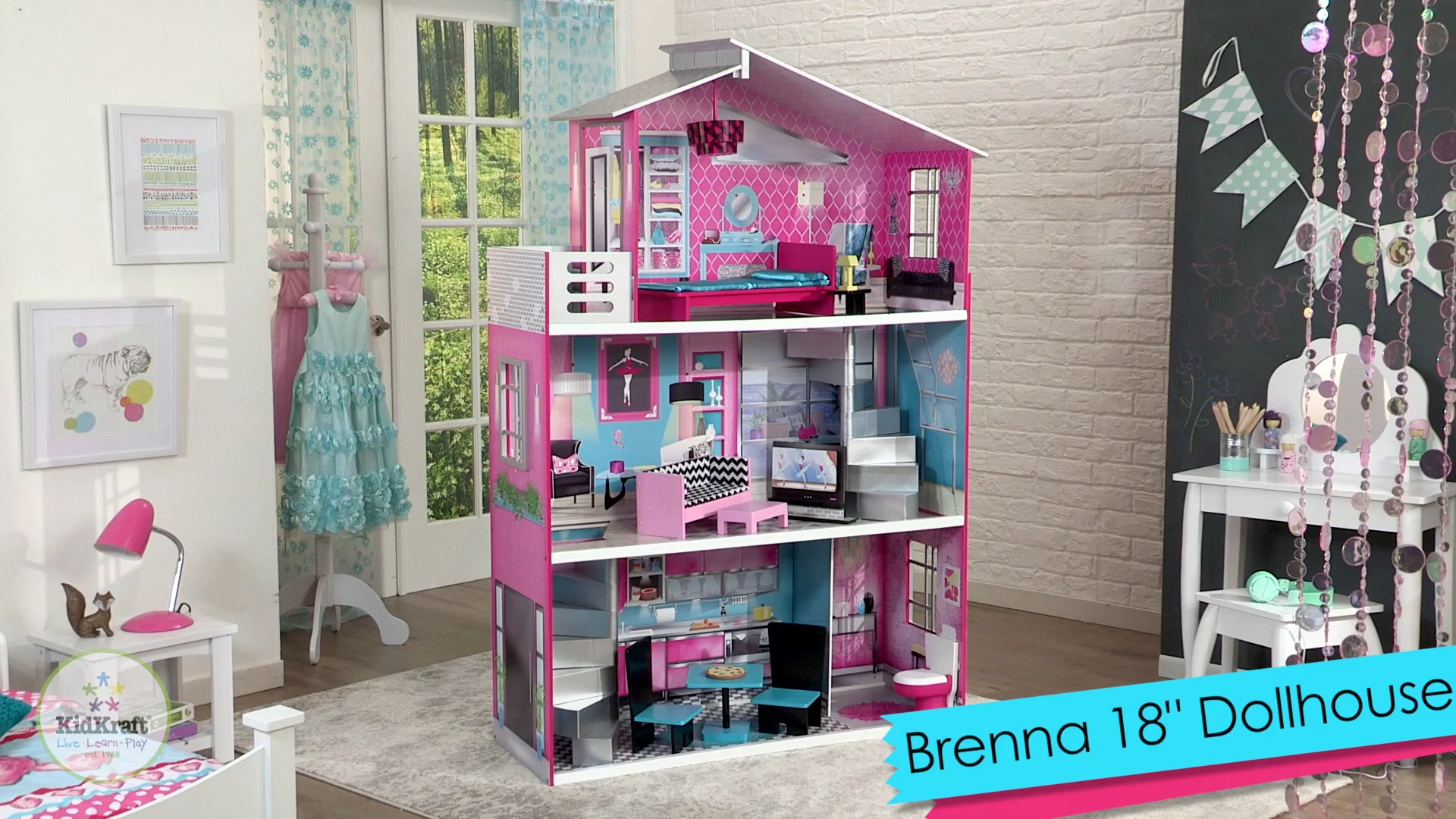 Kidkraft breanna sale 18 inch dollhouse