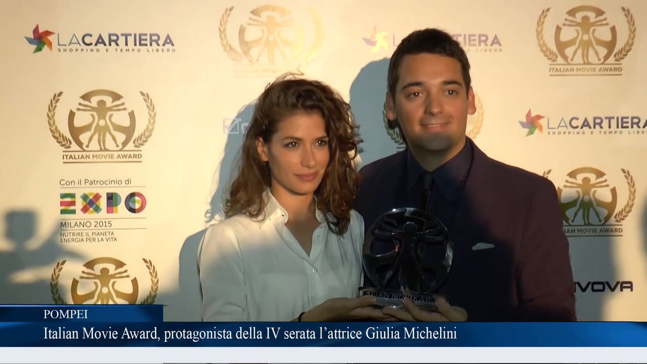 Italian Movie Award 2015 forti emozioni per Giulia Michelini