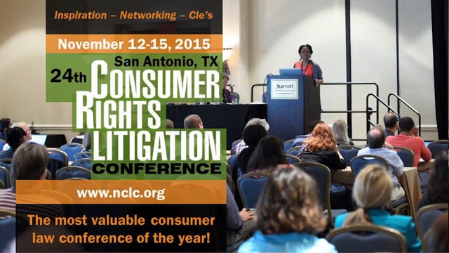 Consumer Rights Litigation Conference, San Antonio, Texas 2015