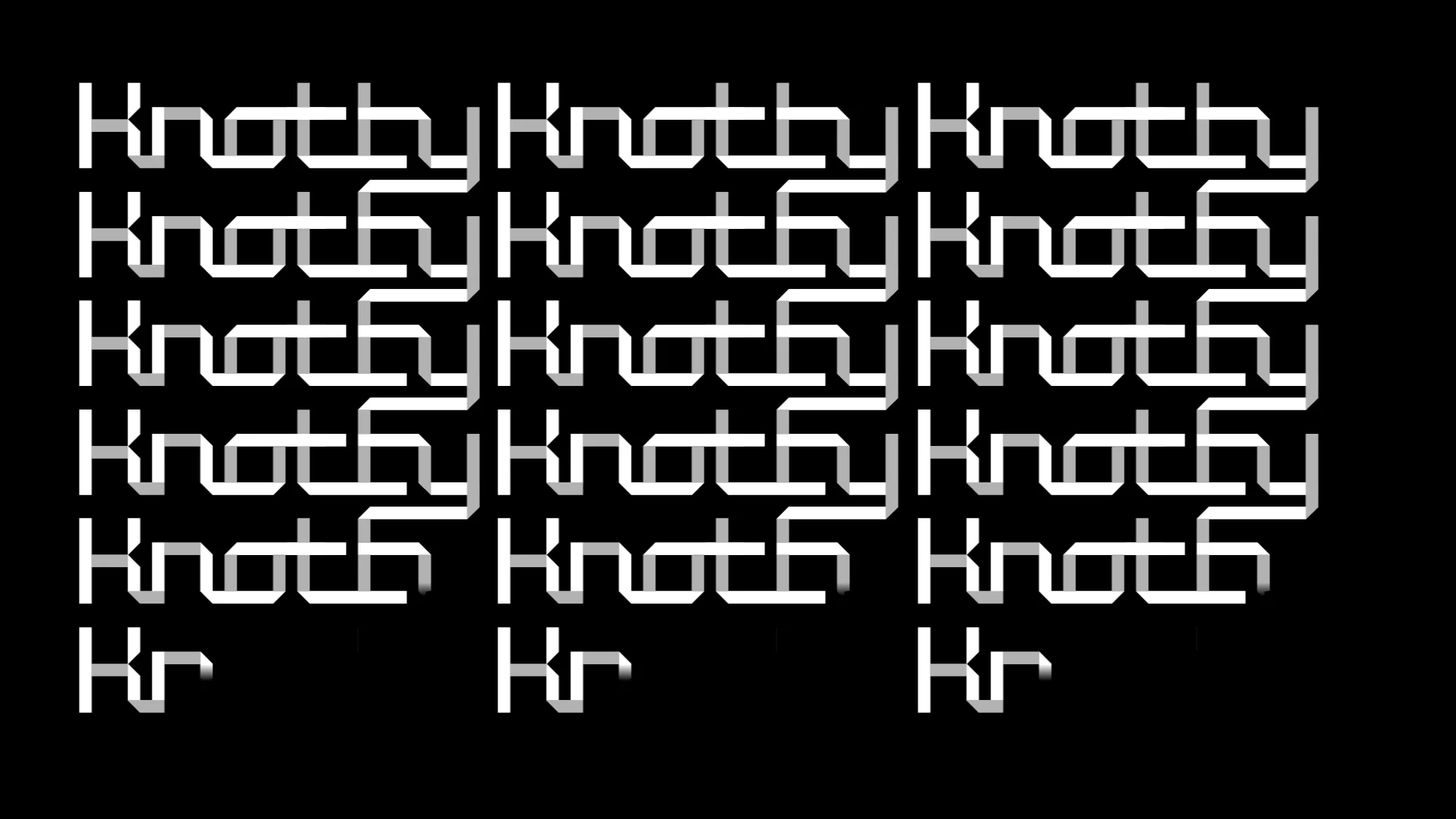 Knotty Objects  